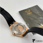 Audemars Piguet Royal Oak – Rose Gold – Black Dial – Leather Strap – Automatic Luxury Watch - Image 2