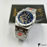 Audemars Piguet Royal Oak Double Balance Wheel Openworked – Stainless Steel – Blue Accent – Skeleton Dial – Automatic Luxury Watch