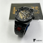 Audemars Piguet Royal Oak Double Balance Wheel Openworked – Black Ceramic Case & Stainless Steel Strap – Skeleton Dial – Automatic Luxury Watch