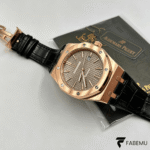Audemars Piguet Royal Oak – Rose Gold – Taupe/Brown Dial – Leather Strap – Automatic Luxury Watch