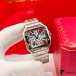 Cartier Santos de Cartier Skeleton – Large Model – Stainless Steel – Calibre 9611 MC