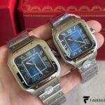 Cartier Santos de Cartier – Stainless Steel – Blue Gradient Dial – Large & Medium Models