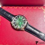 Cartier Drive de Cartier – Stainless Steel – Custom Green Guilloché Dial – Automatic