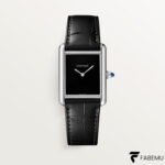 Cartier Tank Must – Black Lacquer Dial – Large Model – Quartz