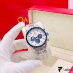 Omega Speedmaster Professional “Silver Snoopy Award” 50th Anniversary – Stainless Steel – Blue & Silver Dial – Manual‑Wind Chronograph