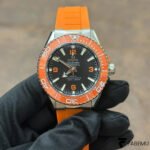 Omega Seamaster Planet Ocean 600M Co‑Axial Master Chronometer – Stainless Steel – Orange Ceramic Bezel – Orange Rubber Strap