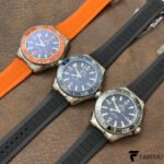 Omega Seamaster Planet Ocean 600M Co‑Axial Master Chronometer – Stainless Steel – Orange Ceramic Bezel – Orange Rubber Strap - Image 3