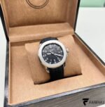 Patek Philippe Aquanaut 5167A‑001 – Stainless Steel – Black Embossed Dial – Black Tropical Strap