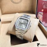 Patek Philippe Cubitus 5821/1A‑001 – Stainless Steel – Silvery/Grey Sunburst Dial – Integrated Bracelet