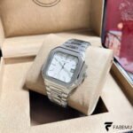 Patek Philippe Cubitus 5821/1A‑001 – Stainless Steel – Silvery‑White Embossed Dial – Integrated Bracelet