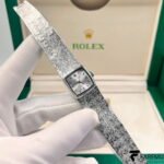 Rolex Precision / Cellini – Vintage Ladies Cocktail Watch – 18K White Gold – Silver Sunburst Dial – Manual-Wind – Ref. 2628