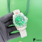 Rolex GMT‑Master II – All‑Green Dial & Ceramic Bezel – Stainless Steel – Oyster Bracelet (Custom Concept)