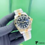Rolex GMT‑Master II – Black/Grey Cerachrom Bezel – Yellow Rolesor – Jubilee Bracelet – Ref. 126713GRNR