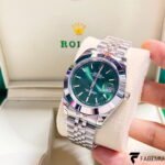 Rolex Datejust – Mint Green Dial – Smooth Bezel – Jubilee Bracelet – Ref. 126300 / 126200