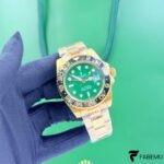 Rolex GMT‑Master II “50th Anniversary” – Green Dial – 18K Yellow Gold – Black Cerachrom Bezel – Ref. 116718LN