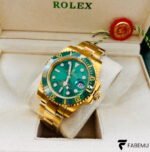 Rolex Submariner Date – Yellow Gold “Hulk” Concept – Green Dial & Green Cerachrom Bezel