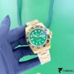 Rolex GMT‑Master II “50th Anniversary” – Green Dial – 18K Yellow Gold – Black Cerachrom Bezel – Ref. 116718LN