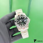 Rolex GMT‑Master II “Bruce Wayne” – Black & Grey Cerachrom Bezel – Oyster Bracelet – Ref. 126710GRNR