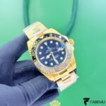 Rolex GMT‑Master II “Guinness / Zombie” – Black & Grey Cerachrom Bezel – 18K Yellow Gold – Ref. 126718GRNR