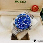 Rolex Submariner Date “Smurf” – Blue Dial – Blue Cerachrom Bezel – 18K White Gold – Ref. 116619LB