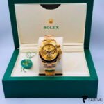 Rolex Cosmograph Daytona – Yellow Gold Style – Champagne Dial – Black Sub‑Dials
