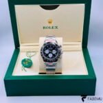 Rolex Cosmograph Daytona – Reverse Panda – Black Dial with Silver Sub‑Dials