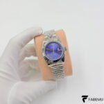 Rolex Datejust 31 – Purple / Aubergine Roman Dial – Fluted Bezel – Jubilee Bracelet – Ref. 278274