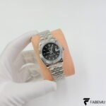 Rolex Lady‑Datejust / Datejust 31 – Bright Black Sunburst Dial – Fluted Bezel – Jubilee Bracelet