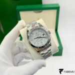 Rolex Day‑Date 40 – 18K White Gold – Meteorite Diamond Dial – Fluted Bezel – President Bracelet – Ref. 228239