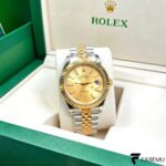 Rolex Datejust 41 – Yellow Rolesor – Champagne Dial – Fluted Bezel – Jubilee Bracelet – Ref. 126333
