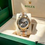 Rolex Datejust 41 – Yellow Rolesor – Wimbledon Dial – Fluted Bezel – Jubilee Bracelet – Ref. 126333