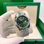 Rolex Datejust 41 – Mint Green Fluted Motif Dial – White Gold Fluted Bezel – Jubilee Bracelet – Ref. 126334