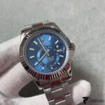 Rolex Sky‑Dweller 42 – Bright Blue Dial – White Gold Ring Command Bezel – Oyster Bracelet – Ref. 336934‑0002