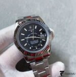 Rolex Sky‑Dweller 42 – Bright Black Dial – White Gold Ring Command Bezel – Oyster Bracelet – Ref. 336934‑0003