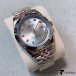 Rolex Datejust – Silver Diamond Dial – White Gold Fluted Bezel – Jubilee Bracelet – Ref. 126334 / 126234