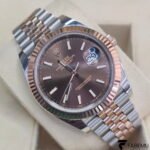 Rolex Datejust 41 – Chocolate Dial – Everose Gold Fluted Bezel – Jubilee Bracelet – Ref. 126331