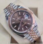 Rolex Datejust 41 – Chocolate Dial – Everose Gold Fluted Bezel – Jubilee Bracelet – Ref. 126331