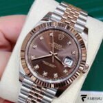 Rolex Datejust – Chocolate Diamond Dial – Everose Gold Fluted Bezel – Jubilee Bracelet – Ref. 126331 / 126231