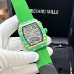 Richard Mille RM 67‑02 Automatic Extra Flat – “Wayde van Niekerk” Edition – Green & Yellow Quartz TPT