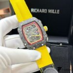 Richard Mille RM 67‑02 Automatic Extra Flat – “Alexander Zverev” Edition – Carbon TPT – Yellow Strap