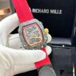 Richard Mille RM 67‑02 Automatic Extra Flat – “Alexander Zverev” Edition – Carbon TPT – Red Strap