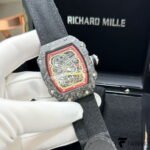 Richard Mille RM 67‑02 Automatic Extra Flat – “Alexander Zverev” Edition – Carbon TPT – Black Strap