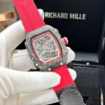 Richard Mille RM 67‑02 Automatic Extra Flat – “Sébastien Ogier” Edition – Carbon TPT – Red Strap